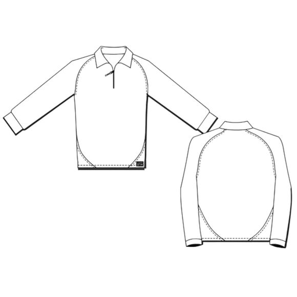 Red Wing Shoes Shirt Mens 2XL Black Quarter Zip FR Base Layer Workwear RW 69004 - Picture 11 of 12